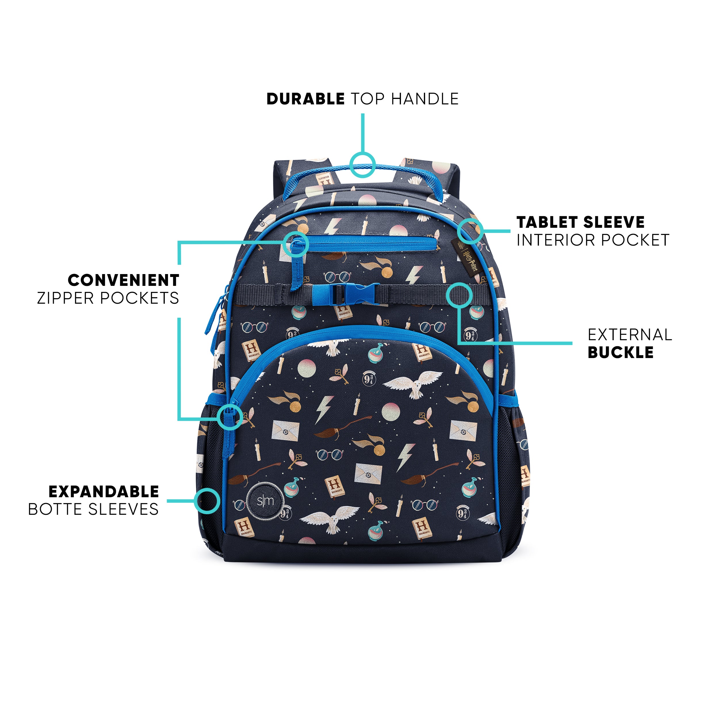 Fletcher Kids' Backpack Medium - Durable School Backpack for Boys & Girls - Lightweight Bookbag for Elementary Students - Perfect for School, Travel & Daily Use