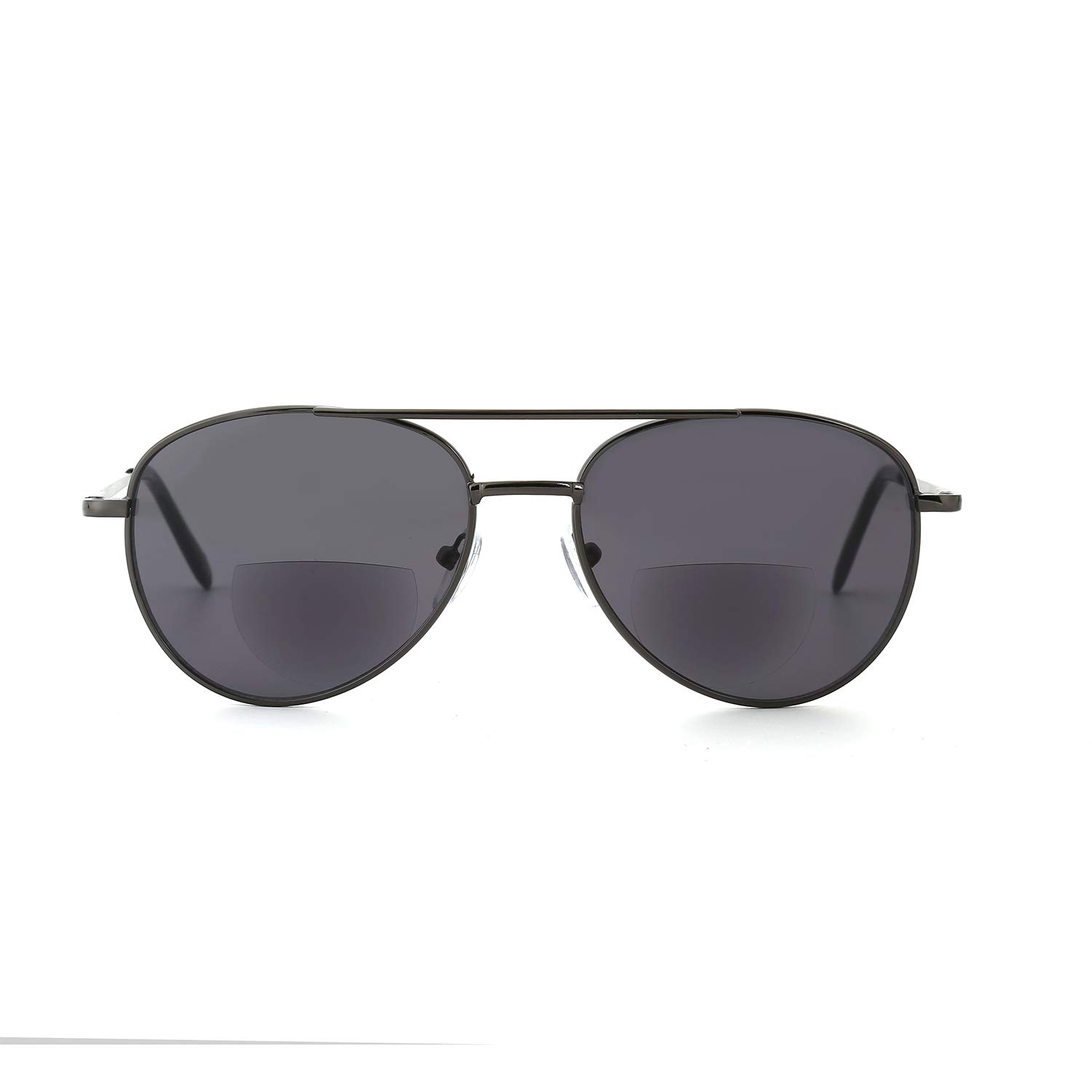 Aviator Style Blue Light Blocking Bifocal Reading Glasses with UV400 Protection - Lightweight & Stylish for Computer Use, Reading, and Outdoor Activities