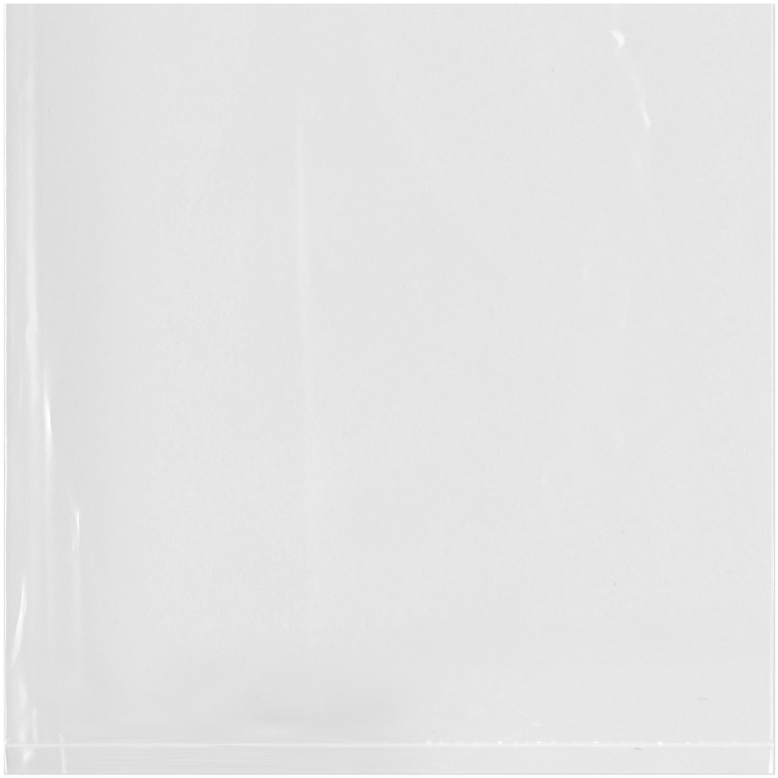 6x6 Inch Clear Plastic Poly Bags - 500 Pack for Packaging & Storage