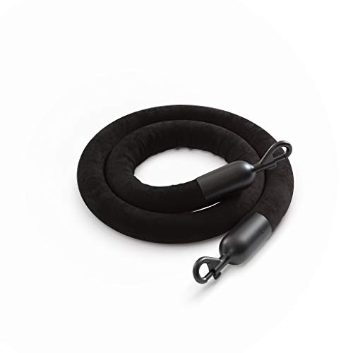 Black Rope With Black Powder Coated Snap Ends
