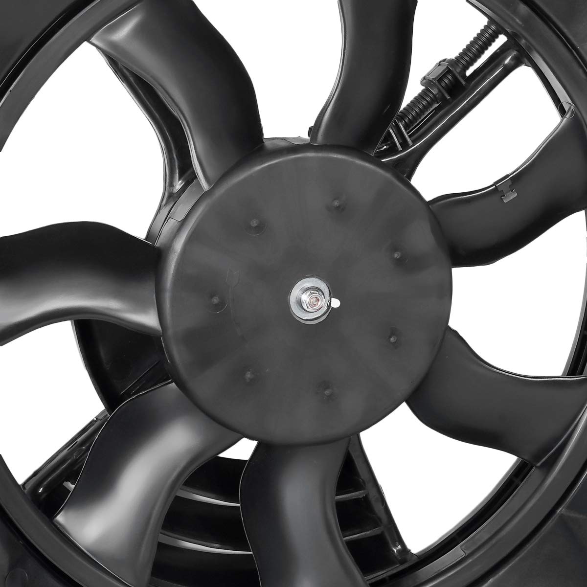 DNA MOTORING OEM-RF-0037 High Performance Radiator Cooling Fan Assembly - Direct Replacement for 07-08 Hyundai Entourage & 06-10 Kia Sedona - Improved Cooling Efficiency - Black - Perfect for Engine Overheating Prevention & Summer Driving