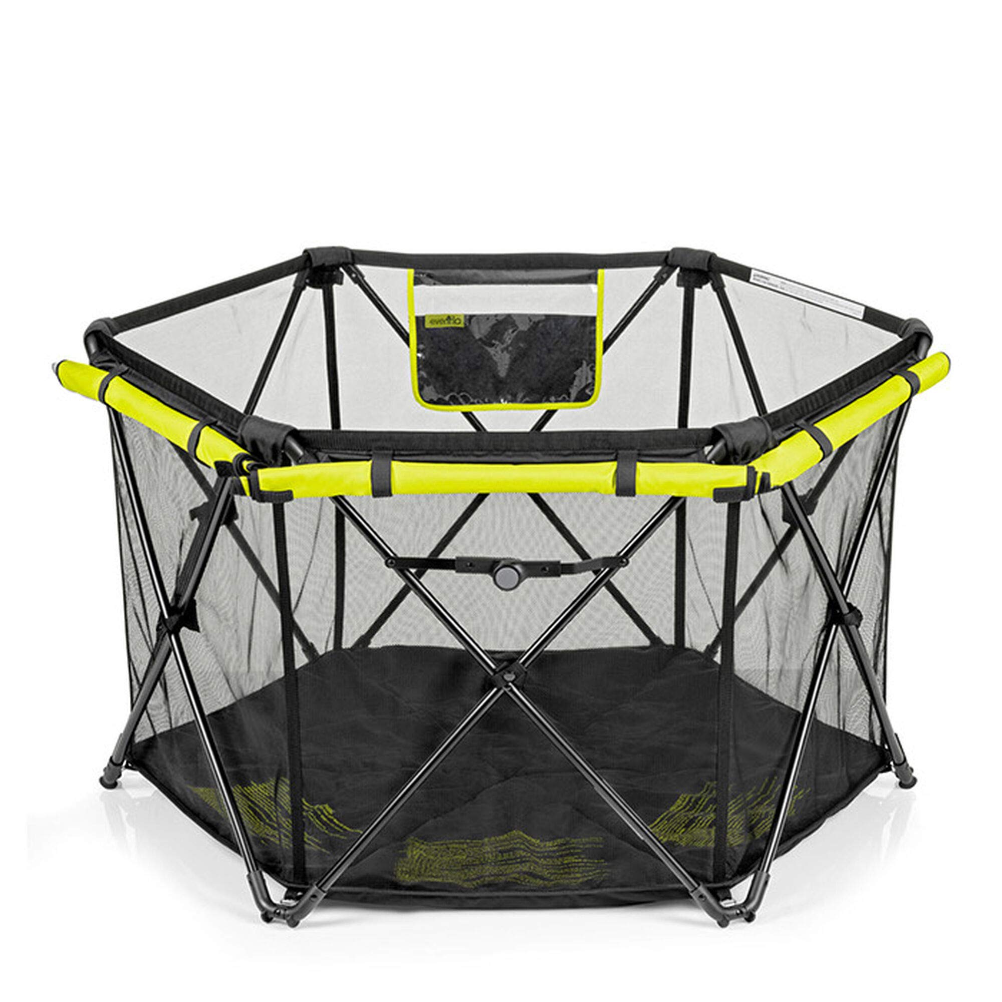 Evenflo Play-Away Portable Playard Deluxe - Lightweight Baby Playpen with Travel Bag, Perfect for Home, Travel & Outdoor Use