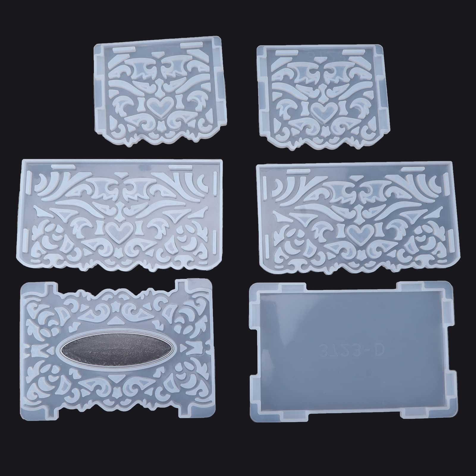 Epoxy Resin Tissue Box Mold - Rectangle Napkin Box Casting Mold for DIY Tissue Dispenser - Perfect for Home Decor, Craft Projects & Gift Making