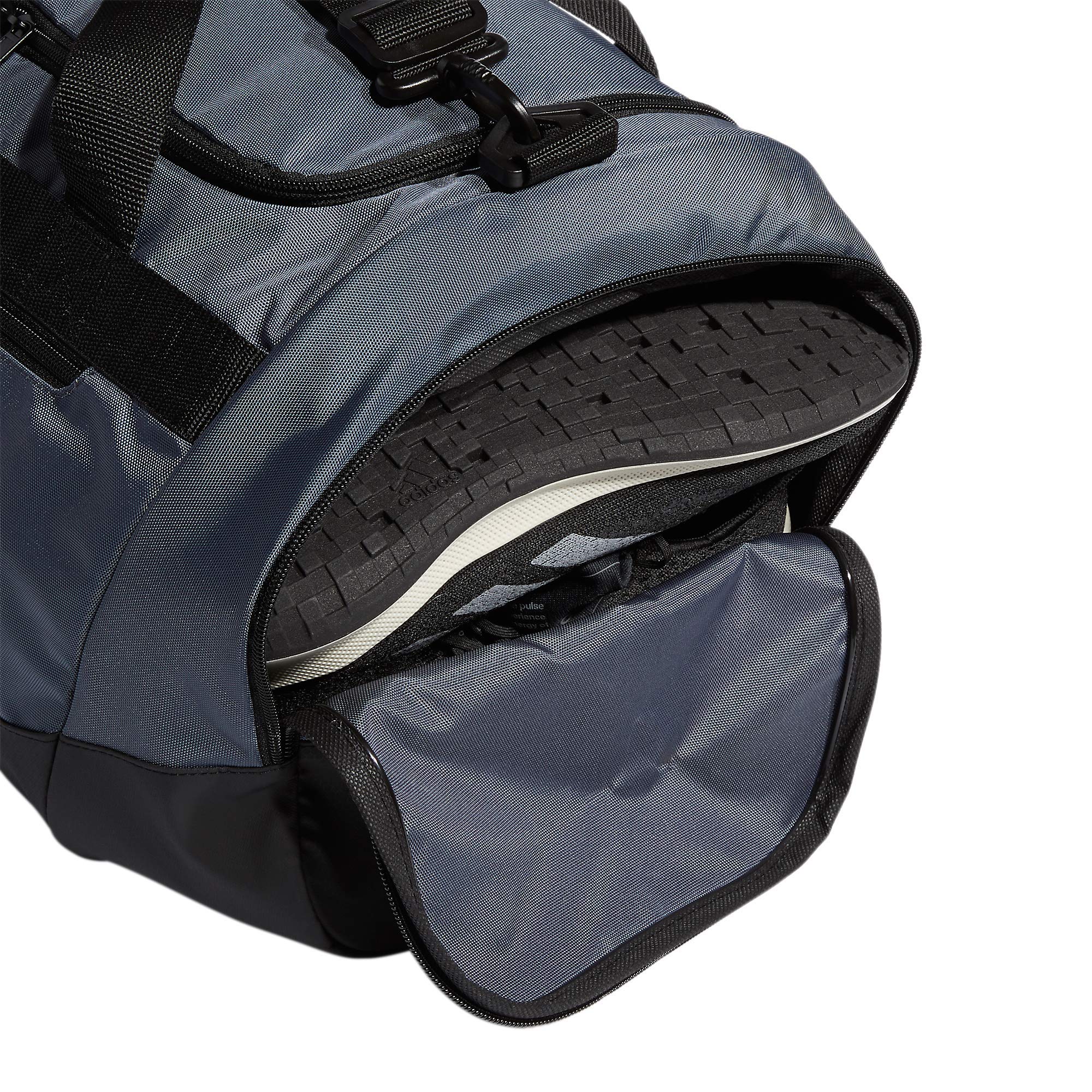 adidas Unisex Defender 4.0 Gym Duffel Bag for Men & Women - Team Onix Grey, Small 38L - Perfect for Workouts, Travel & Sports Gear Storage