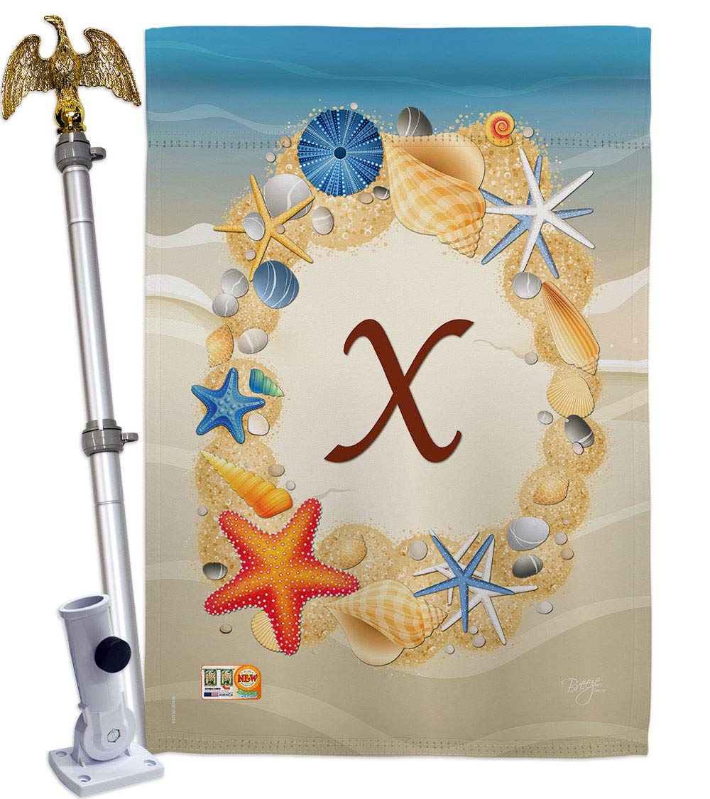 Coastal Beach House Flag Set - 28