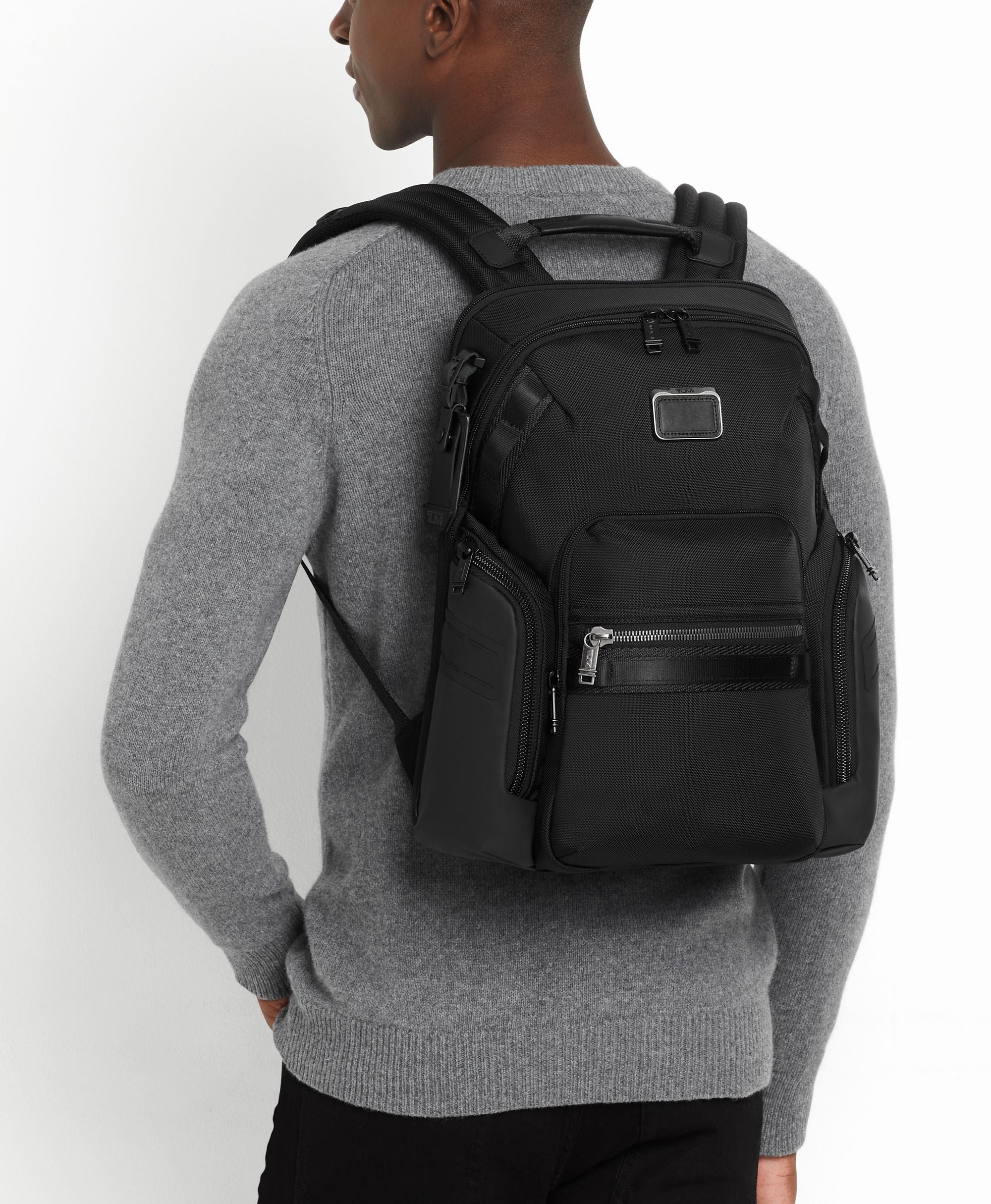 Tumi Alpha Bravo Navigation Backpack for Men & Women - Durable Travel Backpack with Laptop Compartment, Navy Blue - Perfect for Business Travel, Commuting & Outdoor Adventures