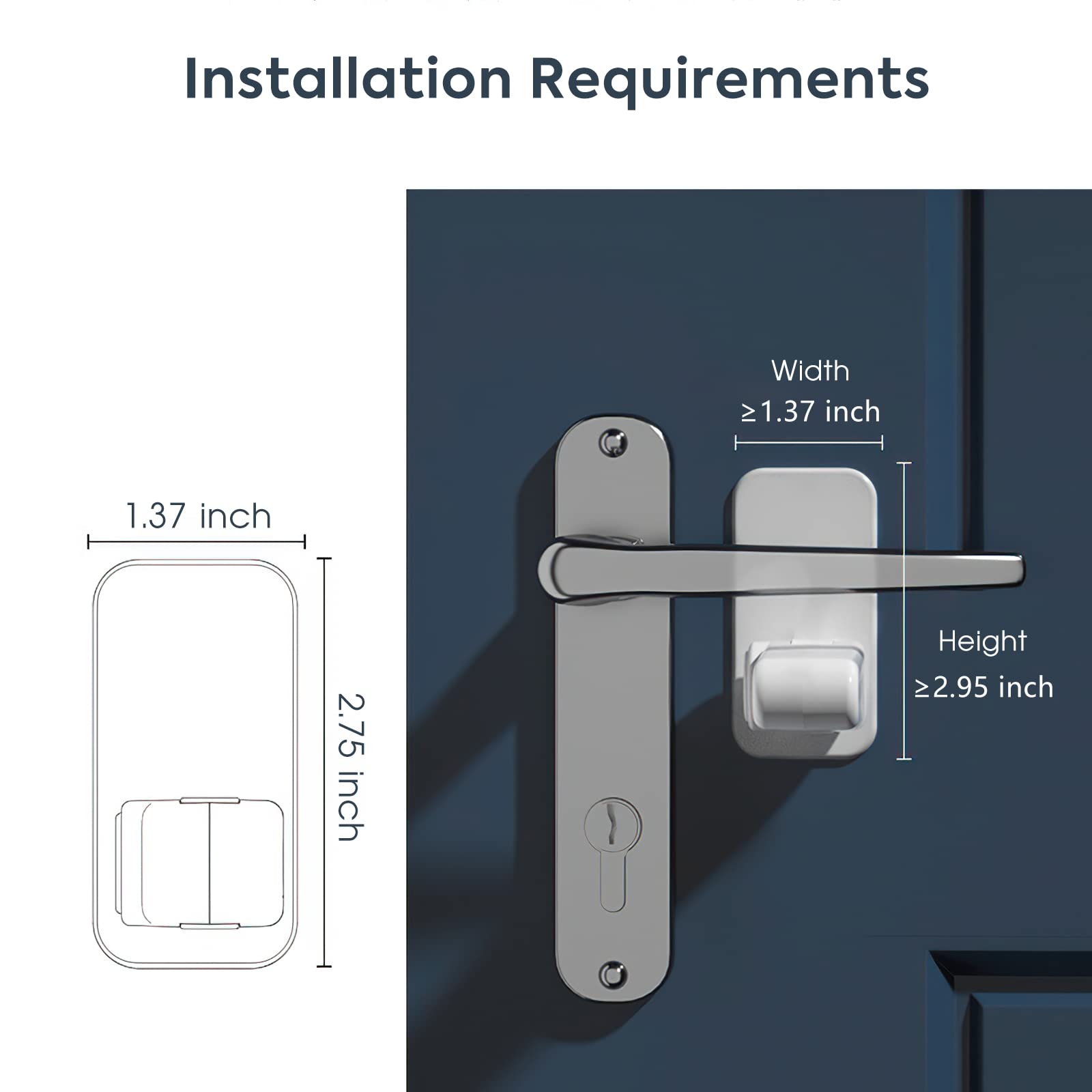 KRIADO Child Safety Door Locks (4-Pack) - Secure Toddler-Proof Handle Locks for Home Safety