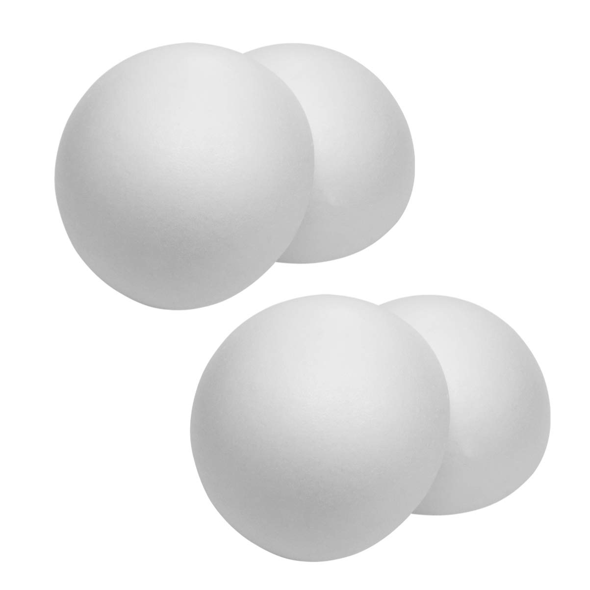 PRETYZOOM 2-Pack 20cm White Christmas Foam Balls - Snowball Ornaments, Styrofoam Balls for Holiday Decor, DIY Christmas Tree Decorations, Wedding & Party Crafts - Perfect for Home, Office & Seasonal Displays