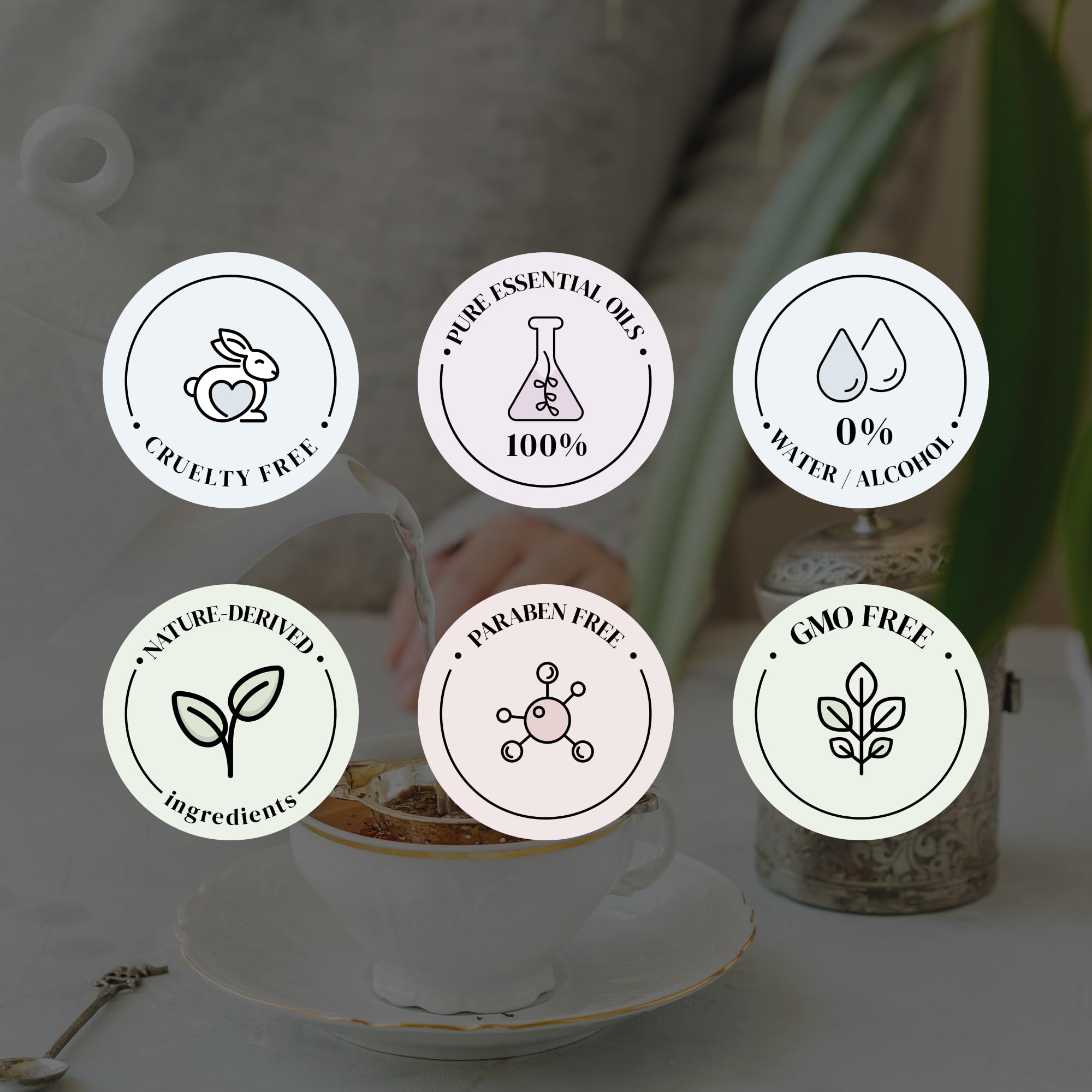 Premium White Tea Essential Oil for Diffusers - 100% Natural, Long-Lasting Aromatherapy Oil for Home & Office - IFRA Certified, Works with Ultrasonic & Cold Air Diffusers (16 oz) - Perfect for Relaxation, Stress Relief & Creating a Calming Atmosphere