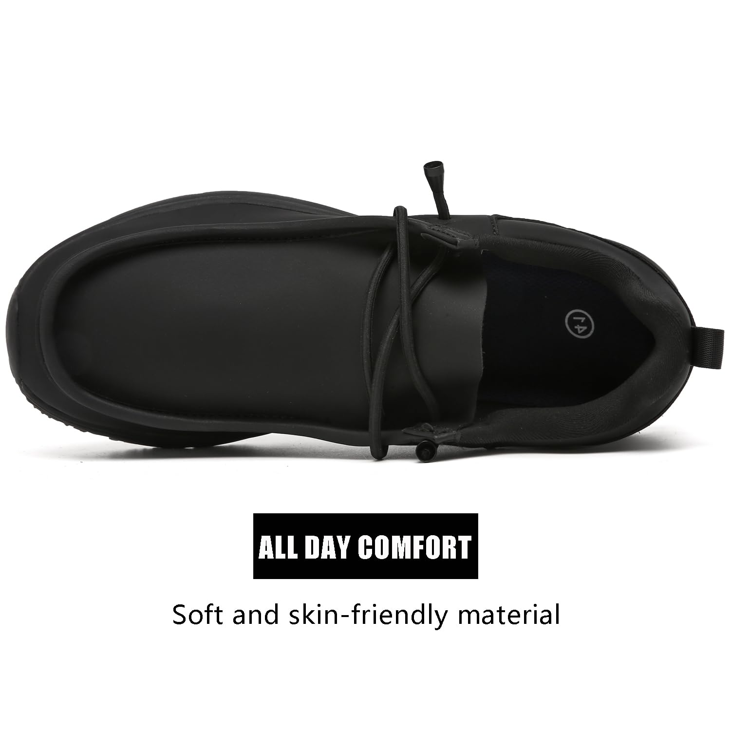 Non-Slip Waterproof Work Shoes for Men & Women - Oil Resistant Slip-On Loafers | Ideal for Kitchen, Hospital, Restaurant & Industrial Safety Use