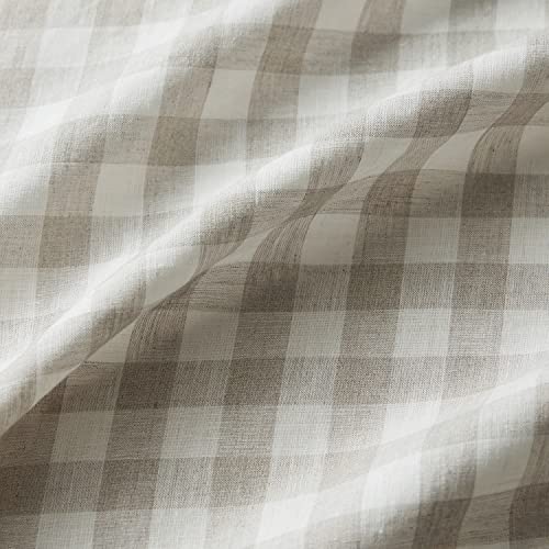 Beige & White Plaid