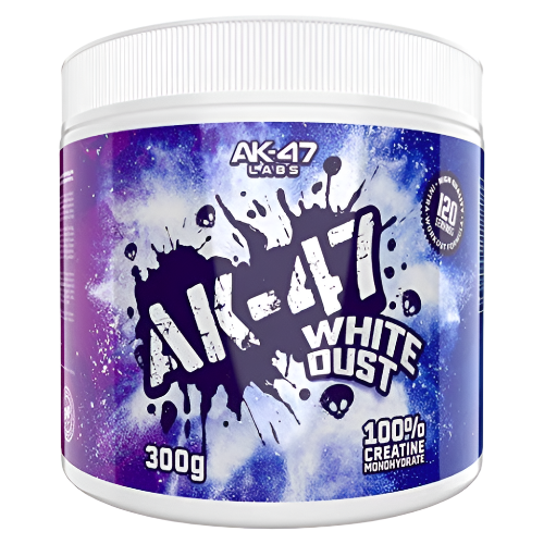 AK 47 Labs White Dust 300g Unflavored Pre-Workout Supplement for Bodybuilding & Fitness Training - Boost Energy & Endurance