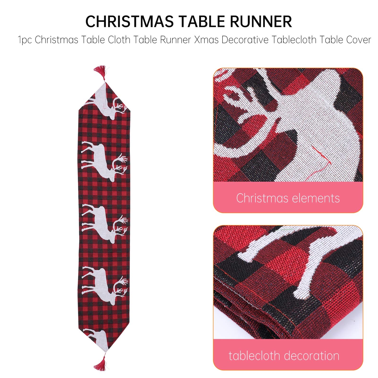 BESPORTBLE Nativity Christmas Table Runner - Rustic Polyester Cotton Table Decoration for Dining Table, Holiday Dinner Party | Perfect for Christmas Celebrations, Family Gatherings & Festive Home Decor