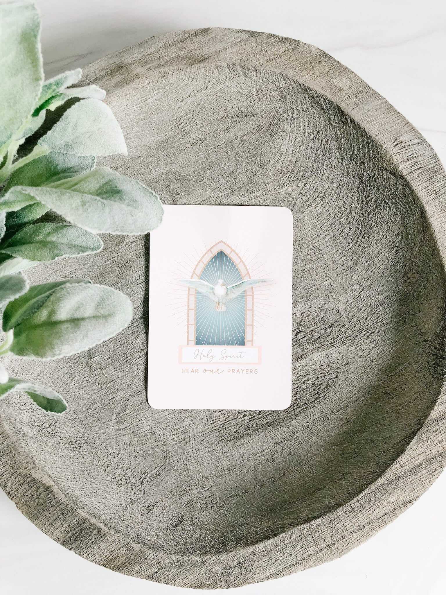 Holy Spirit Prayer Card - Inspirational Religious Gift for Faith & Devotion - Perfect for Worship, Bible Study & Spiritual Encouragement
