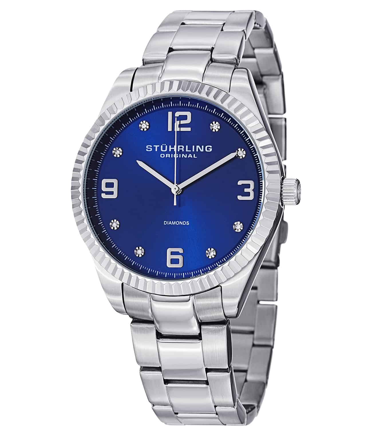 Silver Dial / Silver Case / Silver Stainless Steel Bracelet Deployant Buckle