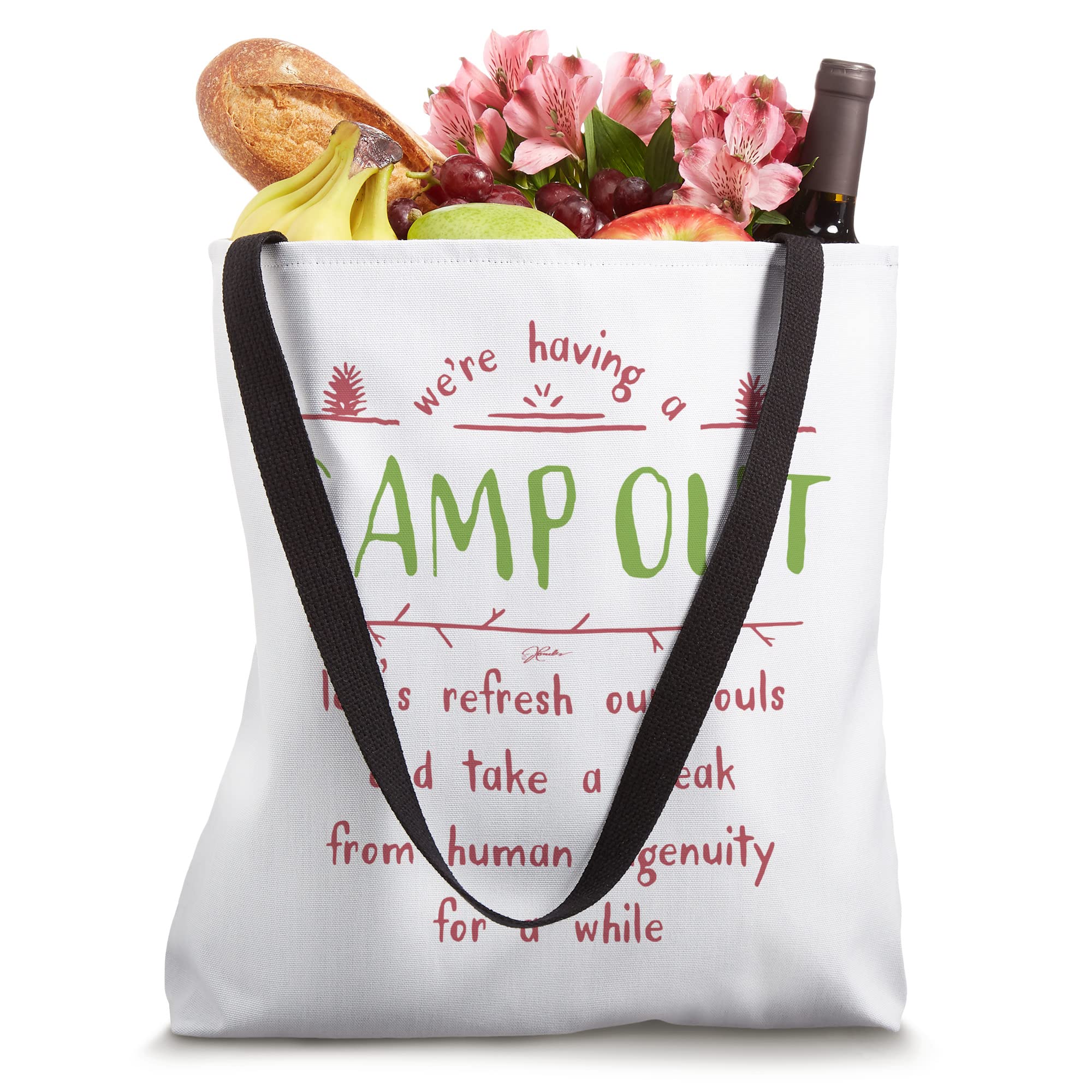 JCombs Premium Camping Tote Bag - Durable Outdoor Gear for Hiking, Picnics & Beach Trips - Perfect for Campouts, Travel & Daily Adventures