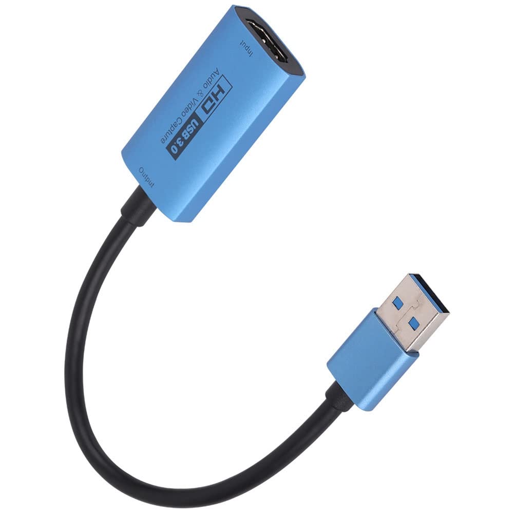 Zerthaus USB 3.0 4K 60Hz HDMI Video Capture Card for PC - Live Streaming, Gaming, Video Recording & Content Creation | HD Game Capture Device for Twitch, YouTube & OBS
