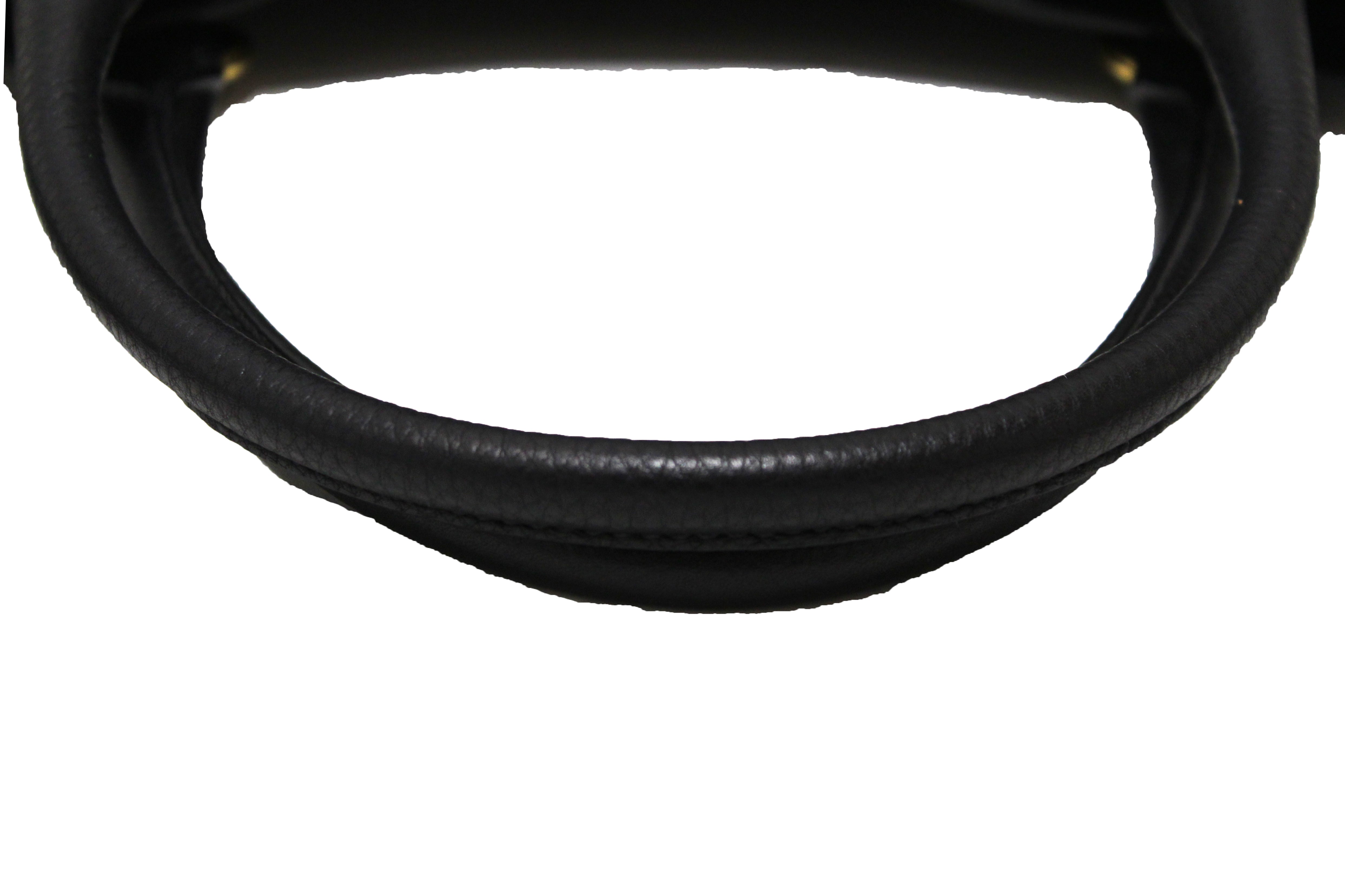 Authentic Prada Black Deerskin Leather Shoulder Bag for Women | Luxury Designer Handbag for Work, Travel & Evening Events