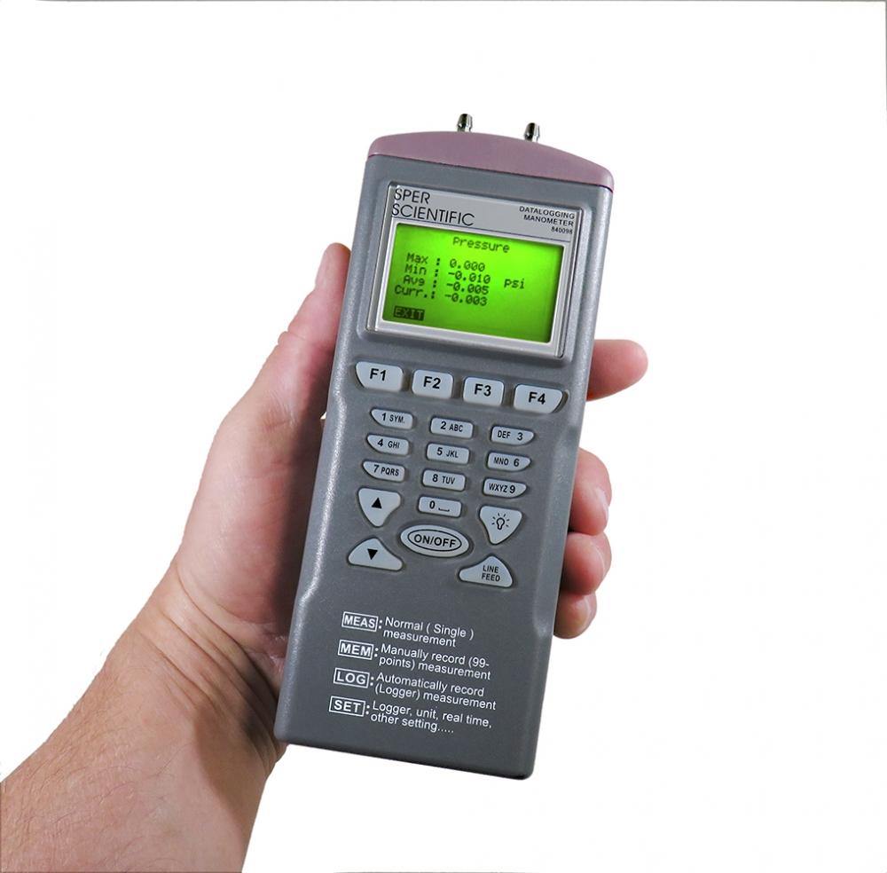 Digital Data Logging Manometer - High Accuracy Pressure Gauge for HVAC, Industrial & Laboratory Use | Perfect for Monitoring & Recording Pressure in Real Time