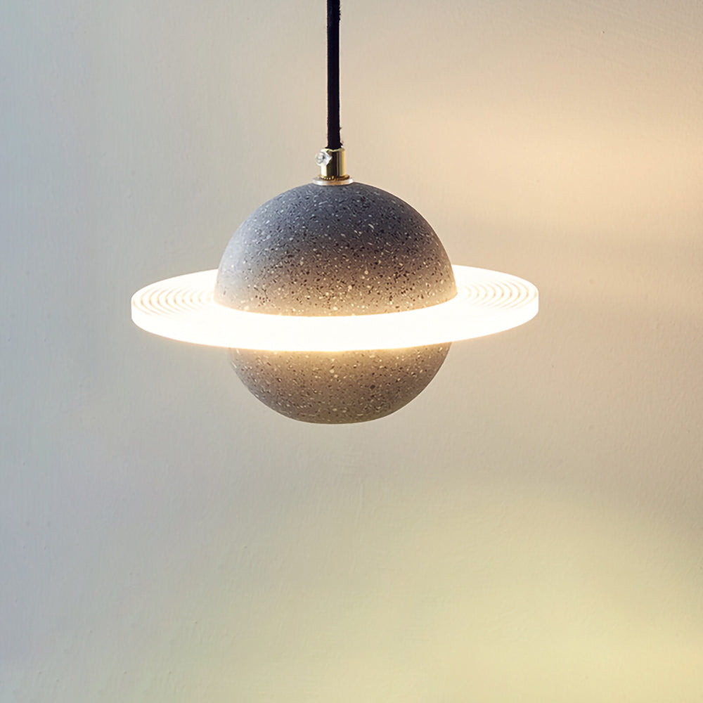 Artsy Planet Pendant Light - Modern Celestial Ceiling Fixture for Bedroom, Living Room & Nursery Decor | Solar System Inspired Lighting for Home & Office