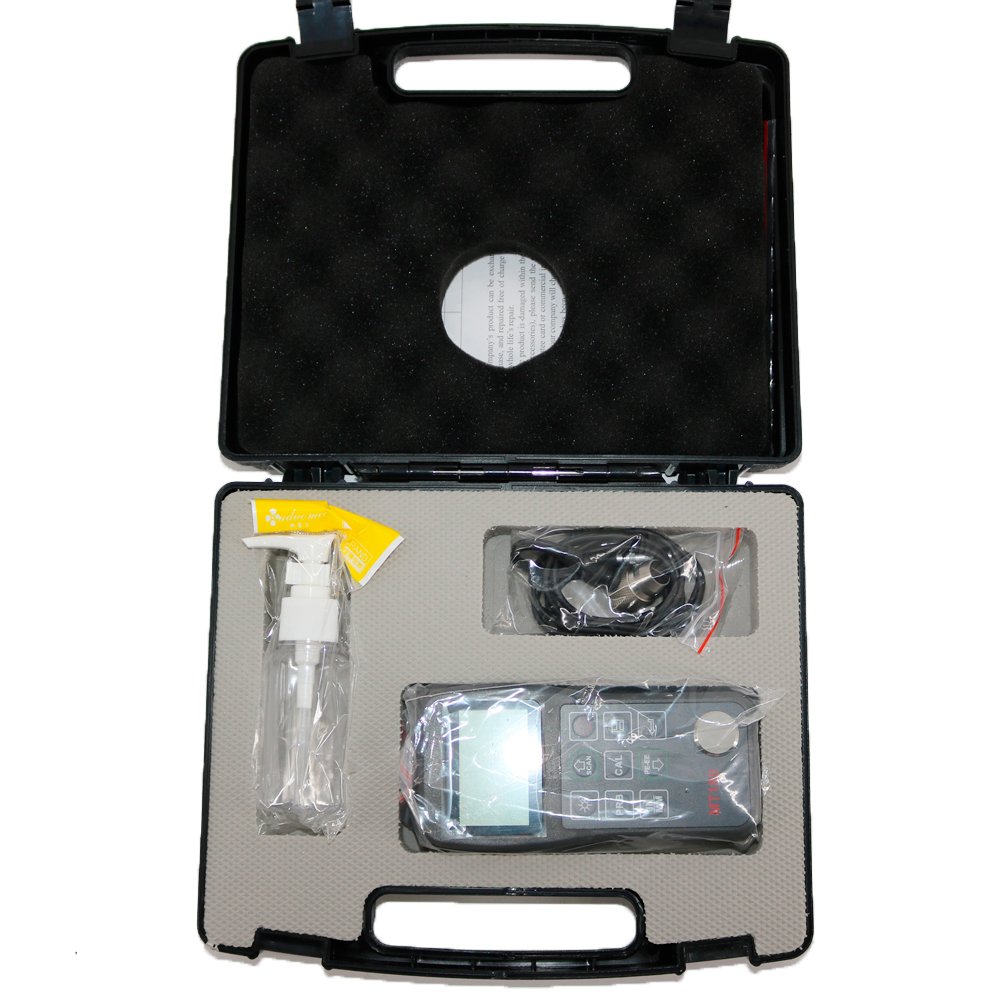 MT180 Ultrasonic Thickness Gauge - Digital PE/EE Multi-Mode Tester for Metal, Plastic & Glass - Accurate Wall Thickness Measurement for Industrial, Marine & Construction Use