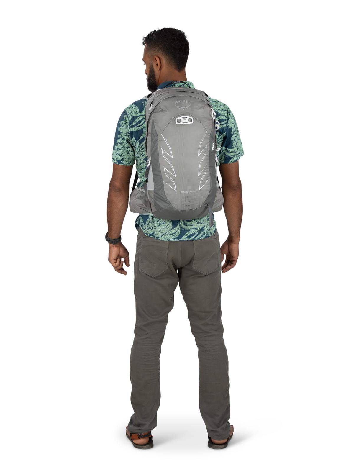 Osprey Talon Earth 22L Unisex Hiking Backpack - Lightweight & Durable Daypack for Outdoor Adventures, Glacier Grey - Perfect for Hiking, Camping & Travel