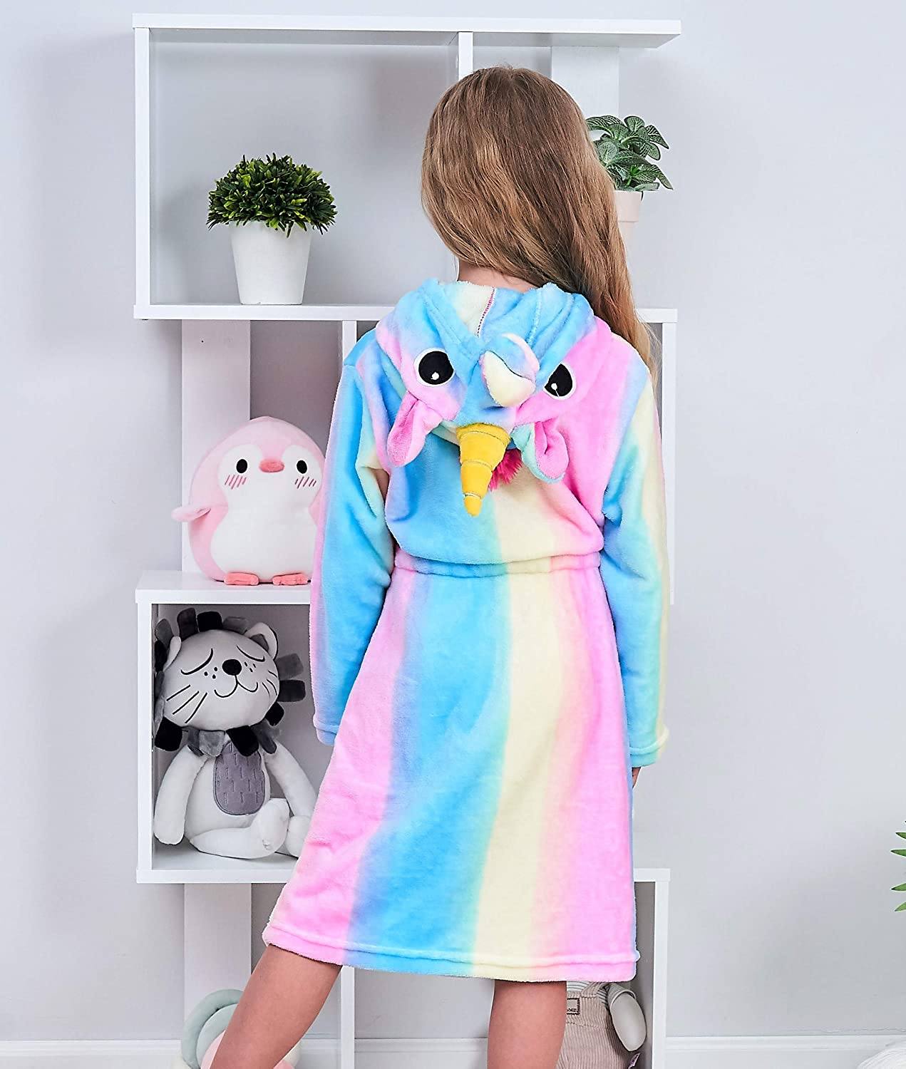 Soft & Cozy Unicorn Bathrobe for Women & Girls - Fast Priority Shipping - Perfect for Spa, Bath, and Relaxation at Home