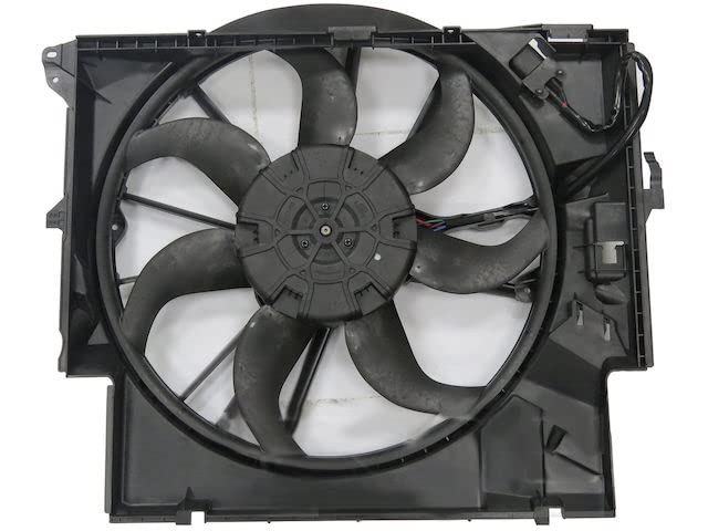 BMW 335i Radiator Fan Assembly Single Fan Replacement for 2007-2013 Convertible Turbo Models - Cooling System Upgrade for Hot Weather & Performance Driving