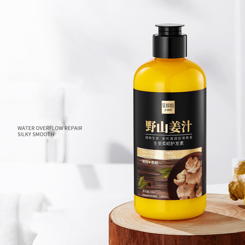 Ginger Soft Hair Conditioner - Hydrating & Repairing for Dry, Damaged Hair - Sulfate-Free & Gentle Formula - Perfect for Daily Use & Post-Color Treatment Care