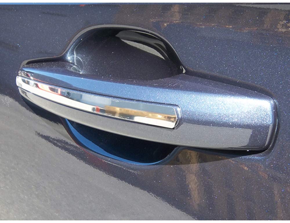 Stainless Steel Door Handle Trim Accent - DH55640 for Home & Car Interior Upgrade | Enhances Door Aesthetics & Durability