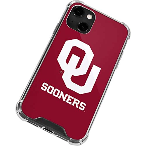 Official University of Oklahoma Sooners Red iPhone 13 Clear Phone Case - Durable Protective Cover for iPhone 13/13 Pro - Perfect for OU Fans, Students, and Alumni - Show School Spirit at Games, Campus, and Everyday Use
