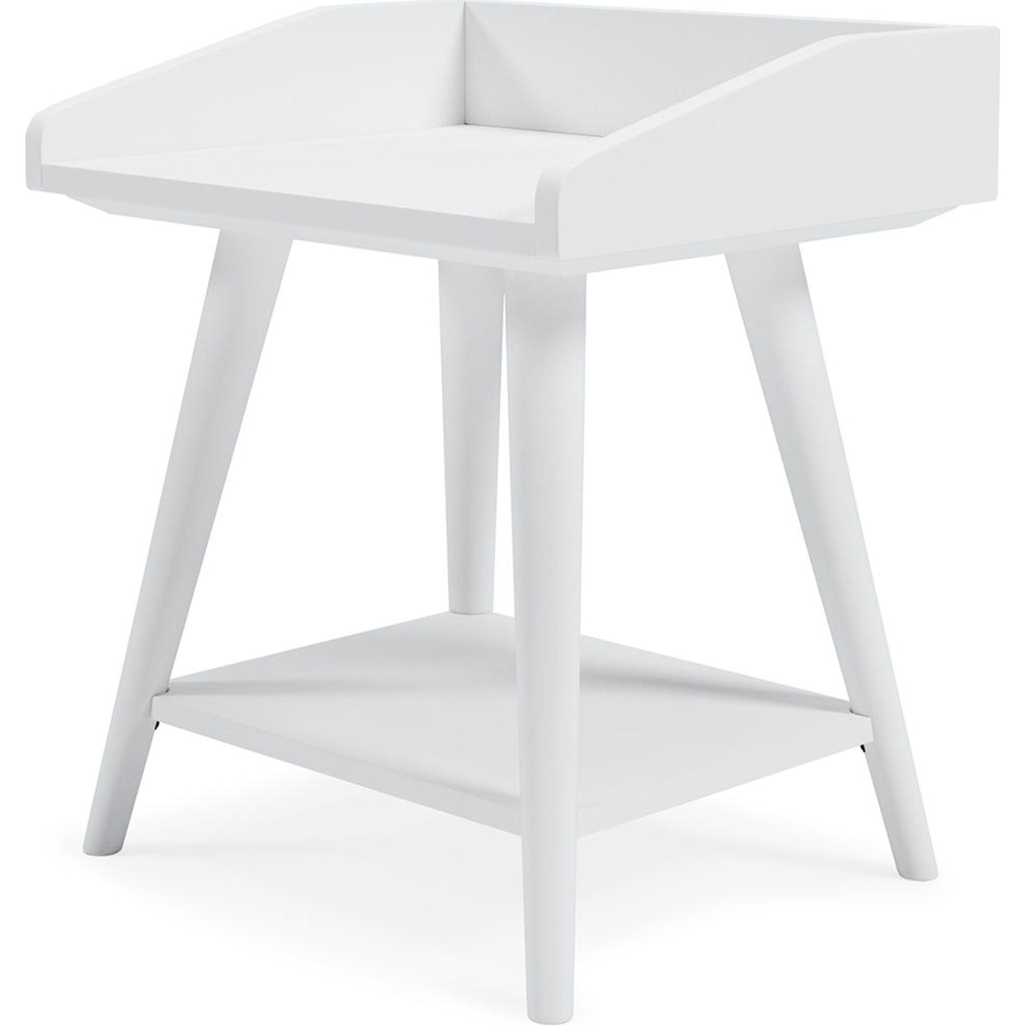 Blariden Modern Accent Table - Stylish End Table for Living Room, Bedroom & Office - Small Side Table with Sturdy Metal Base & Wooden Top - Perfect for Coffee, Books & Decor