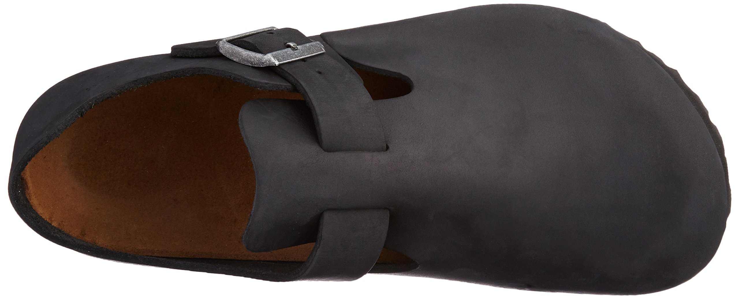 Birkenstock Original London Oiled Leather Sandals - Black (Size 41 EU / 8 M US) - Comfortable & Durable Footwear for Walking, Travel & Everyday Wear
