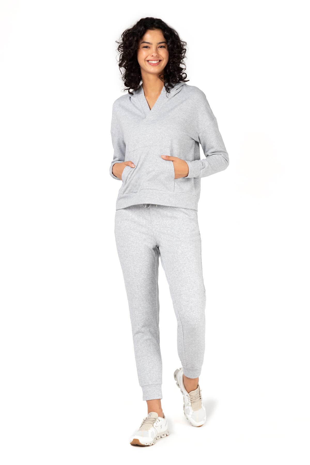 Kyodan Women's Soft Double Brushed Fleece Long Sleeve Hoodie - Cozy Pullover Sweatshirt for Casual Wear, Lounge & Winter Outfits