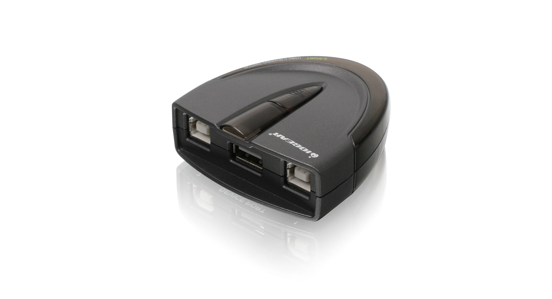 2 Port USB 2.0 Automatic Printer Sharing Switch Box - Share 2 Computers with 1 Printer for Home & Office Use