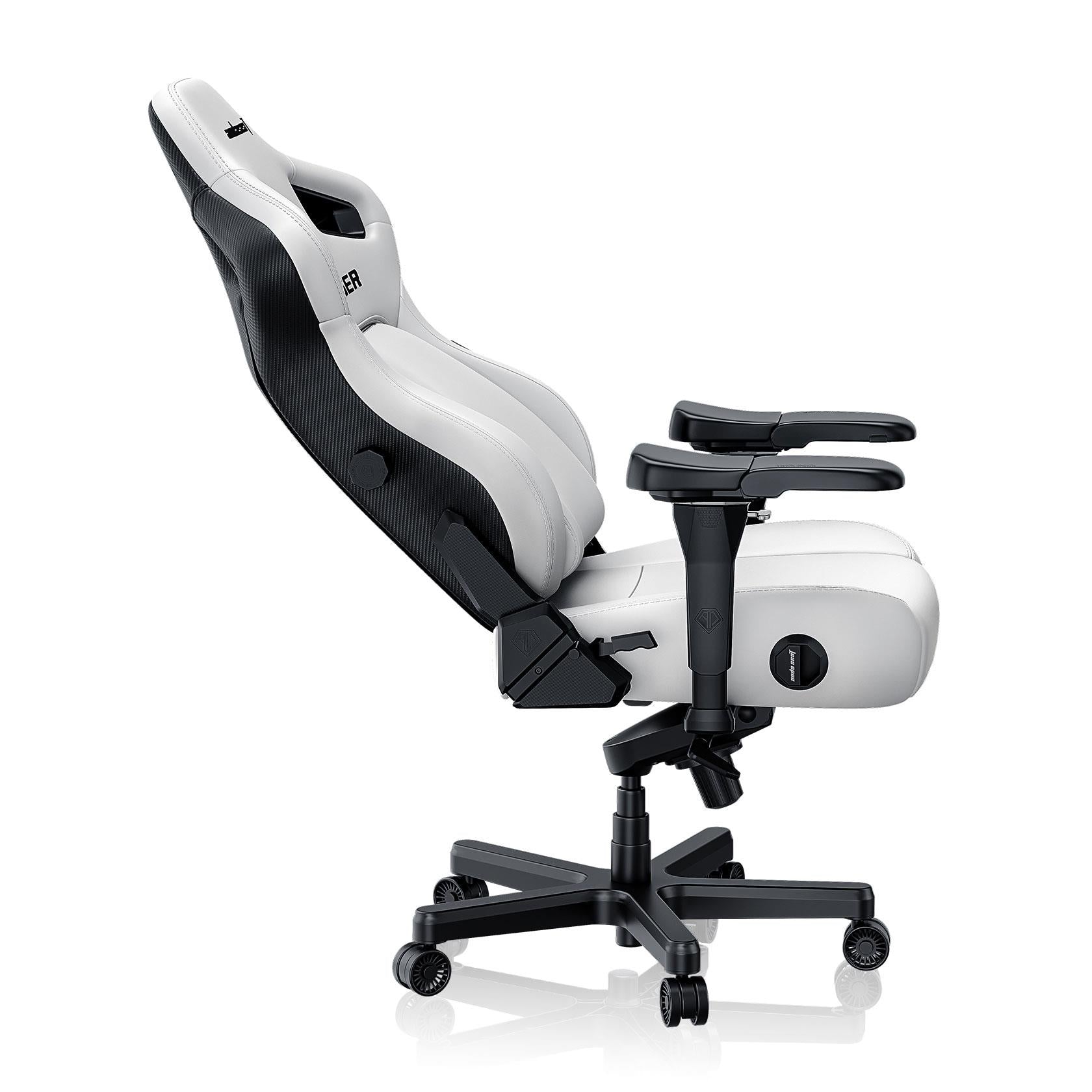 Anda Seat Kaiser 4 Series XL Premium Ergonomic Gaming Chair - Cloudy White - Comfortable Office & Racing Style Computer Chair for Gamers & Professionals
