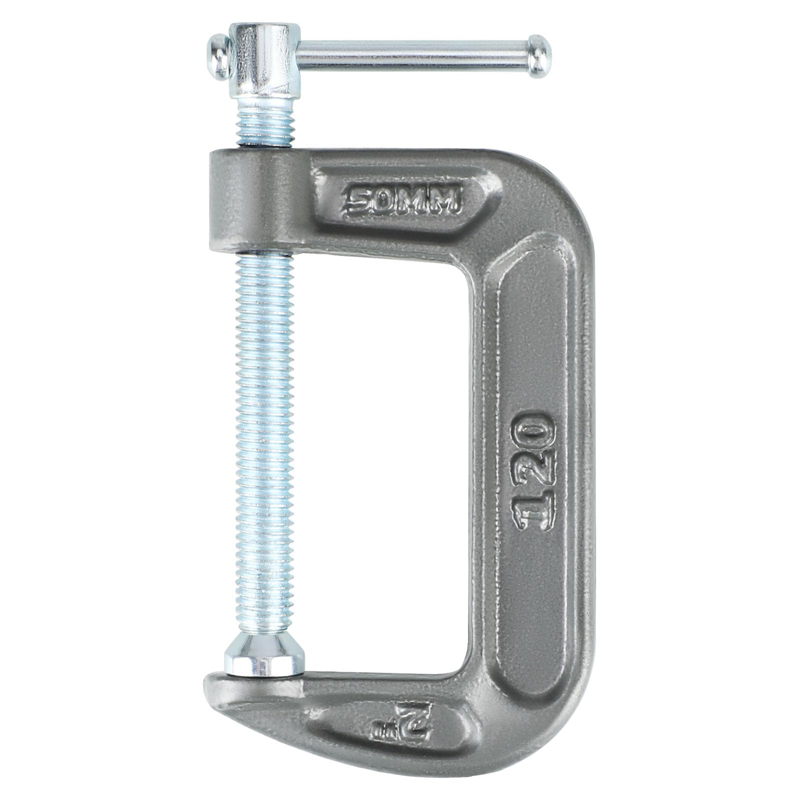Heavy Duty Cast Iron C-Clamps 6-Pack - 2