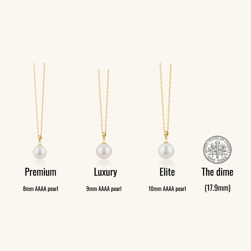 AAAA Quality Lustrous Pearl Pendant Necklace for Women - Elegant Jewelry Gift for Wedding, Anniversary & Special Occasions