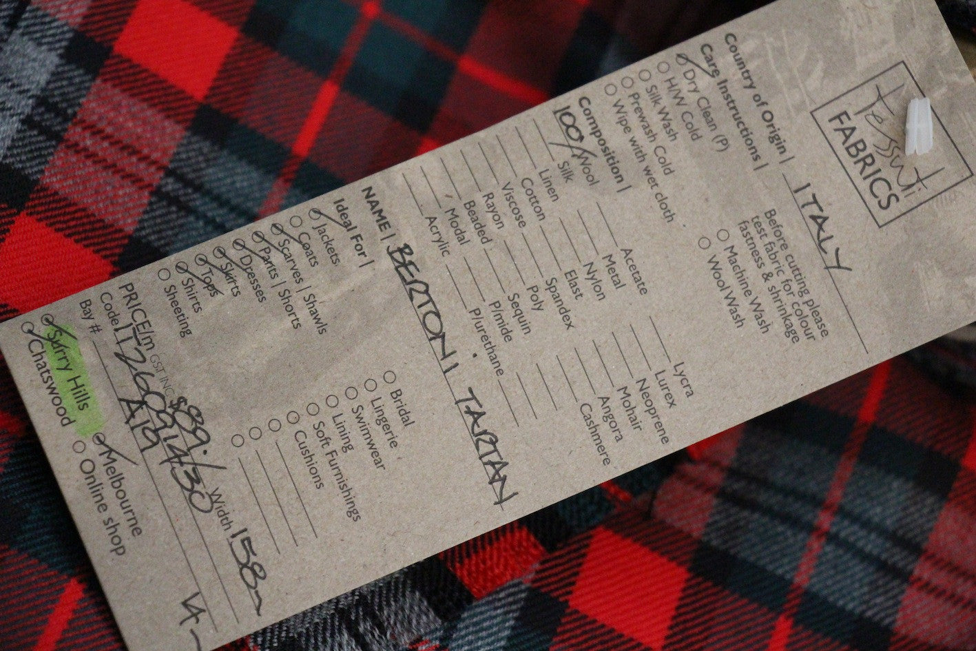 Bertoni Red Tartan Plaid Scarf - Soft Wool Blend Winter Wrap for Men & Women - Perfect for Cold Weather, Outdoor Activities, and Holiday Gifts