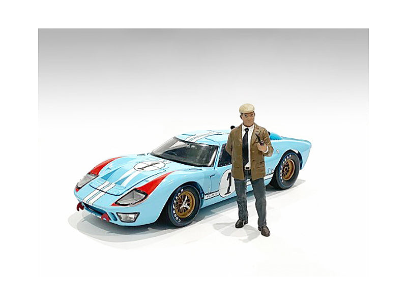 American Diorama 1/18 Scale Race Day 2 Figurine III - Realistic Pit Crew & Driver Figures for Model Car Displays, Diorama Scenes & Collectors
