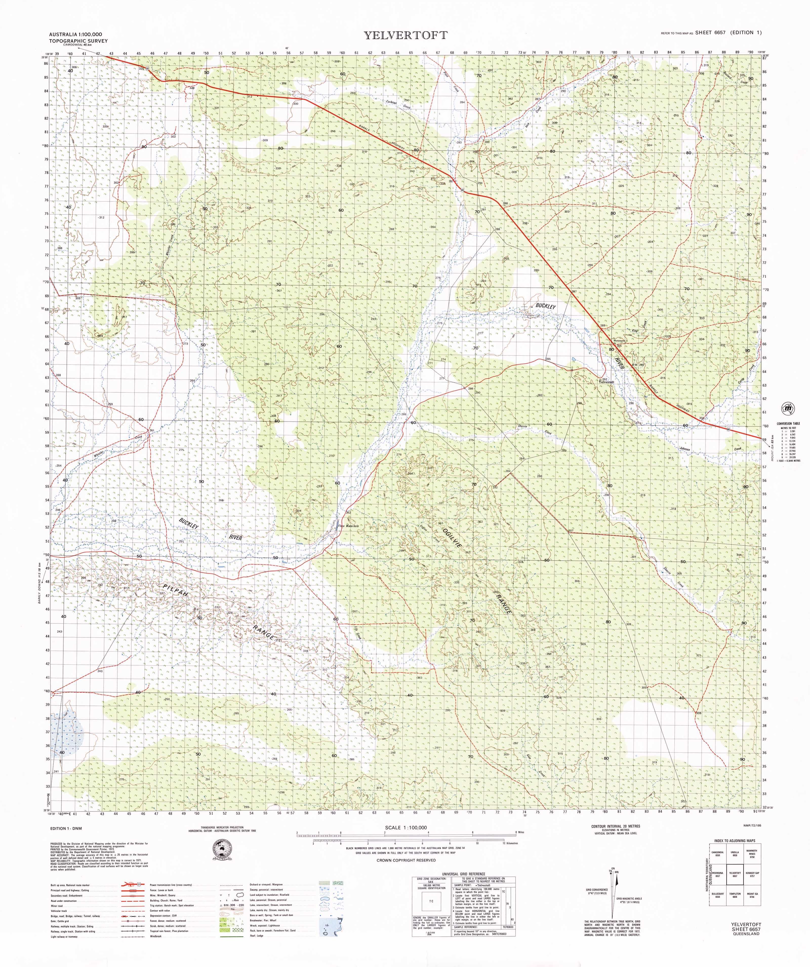 6657 Yelvertoft 1:100,000 Scale Topographic Map - Hiking, Camping & Outdoor Adventure Navigation in UK Countryside