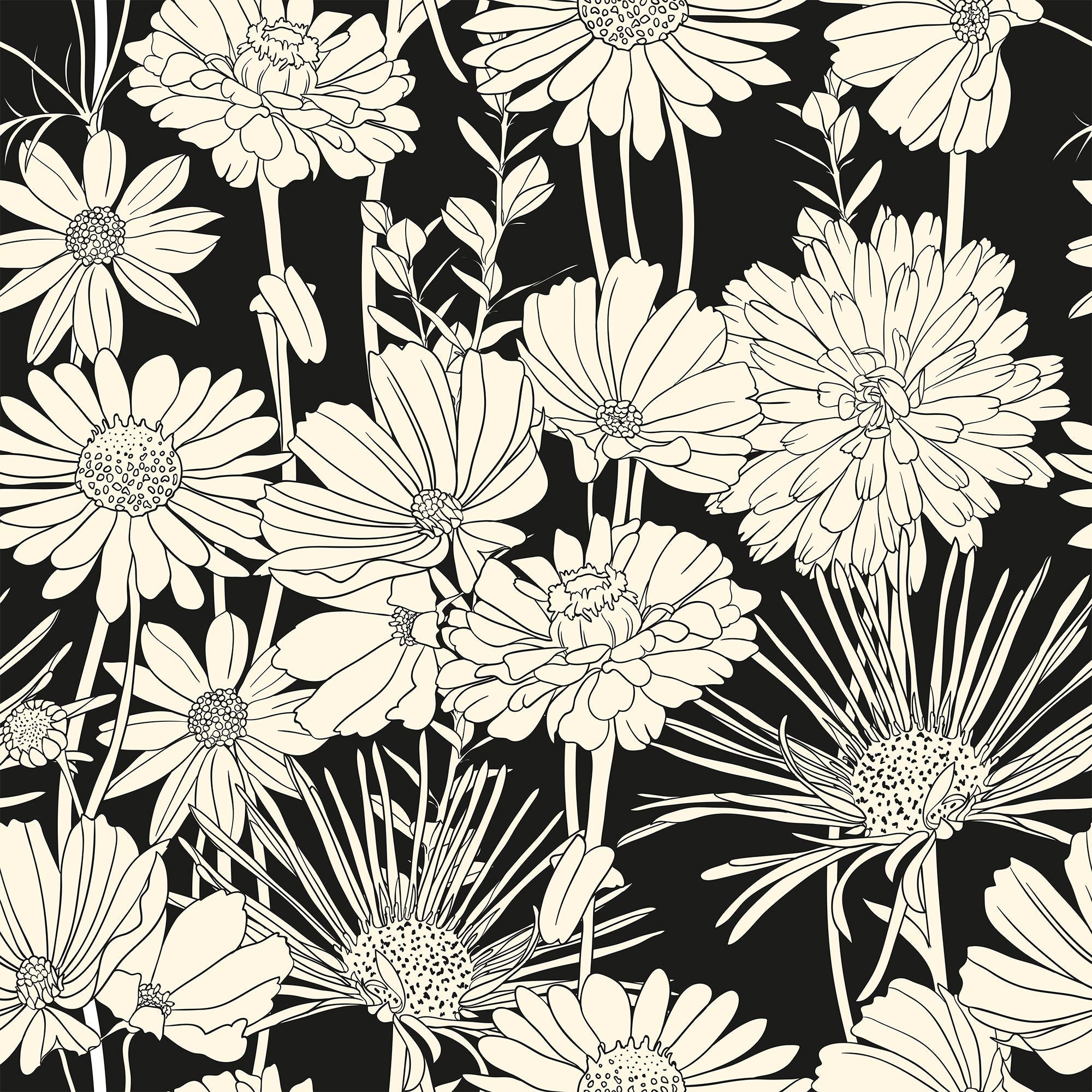 Black and White Bathroom Wallpaper Sample - Modern Gray & Neutral Tones (003) - Perfect for Powder Rooms, Guest Baths & Small Space Decor