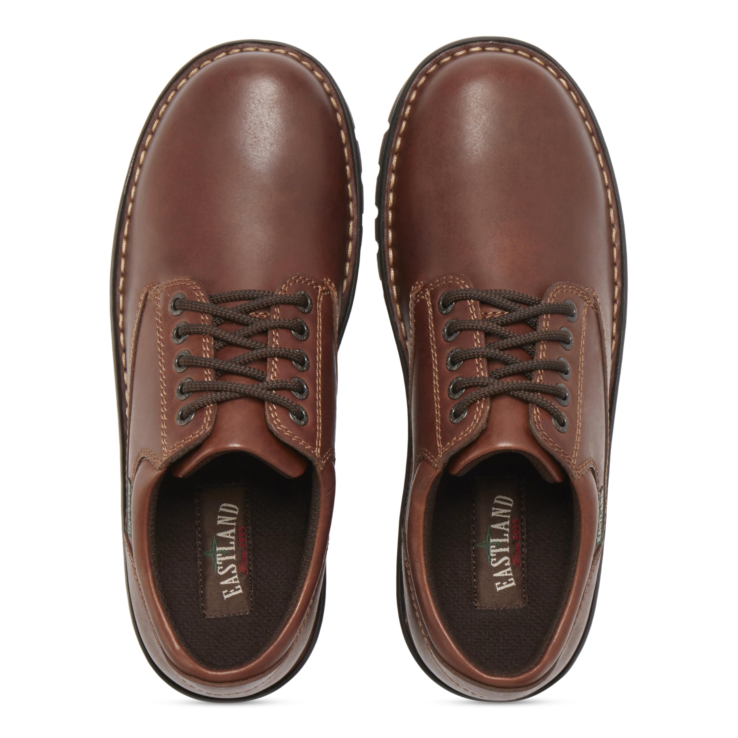 Eastland Men's Plainview Oxford - Classic Comfortable Leather Shoes for Business & Casual Wear - Perfect for Office, Travel & Everyday Use