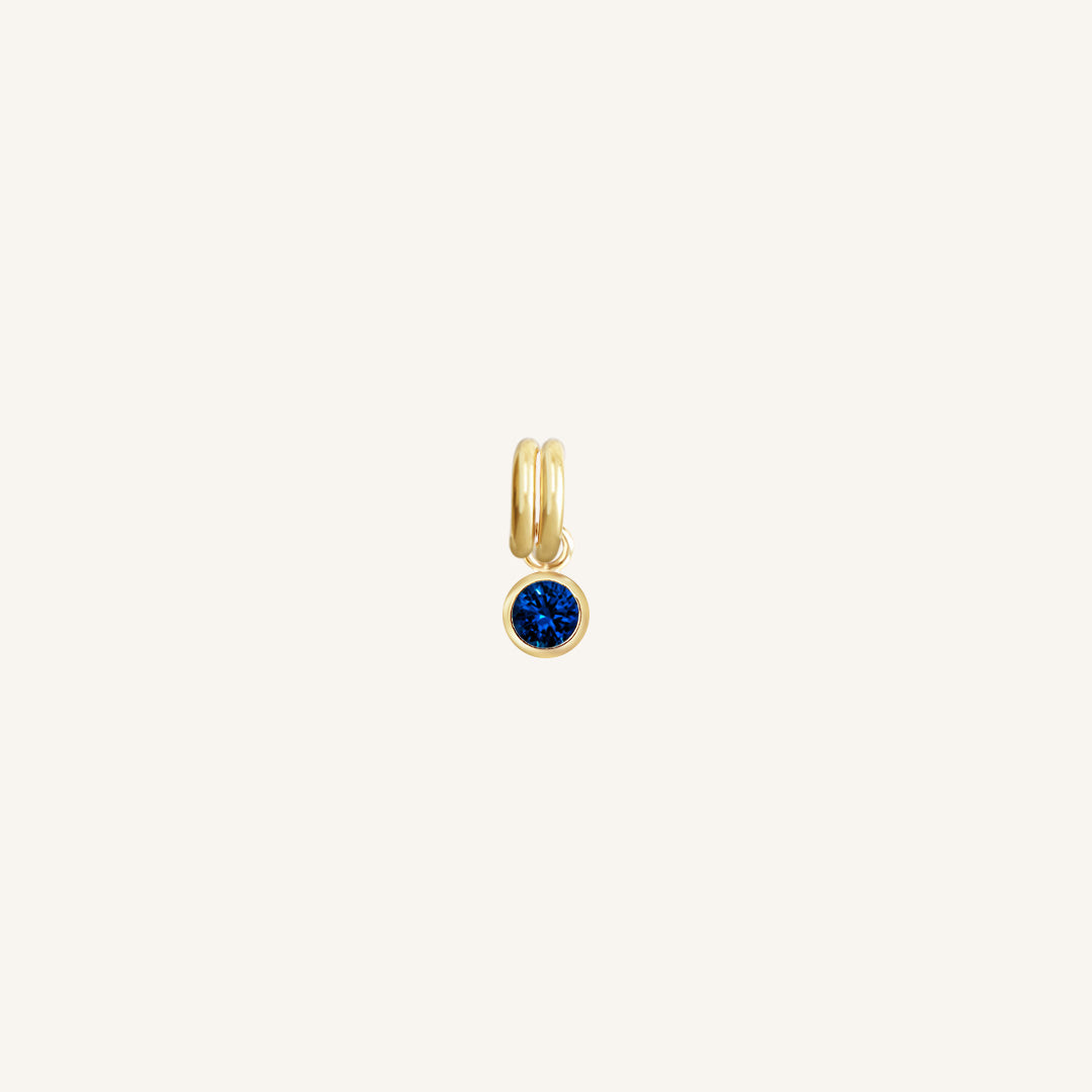 Aura Birthstone Charms - Genuine Gemstone Jewelry for Necklaces & Bracelets - Perfect Gift for Birthday, Anniversary & Special Occasions