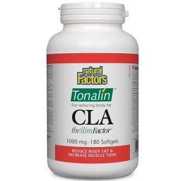 Natural Factors CLA Tonalin 1000mg 180 Softgels - Premium Conjugated Linoleic Acid Supplement for Weight Management & Muscle Support | Supports Healthy Metabolism & Body Composition