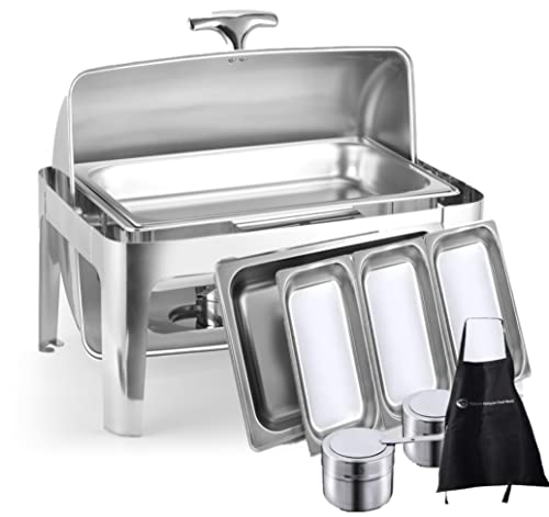 Silver 8-Qt With Third Size Pan