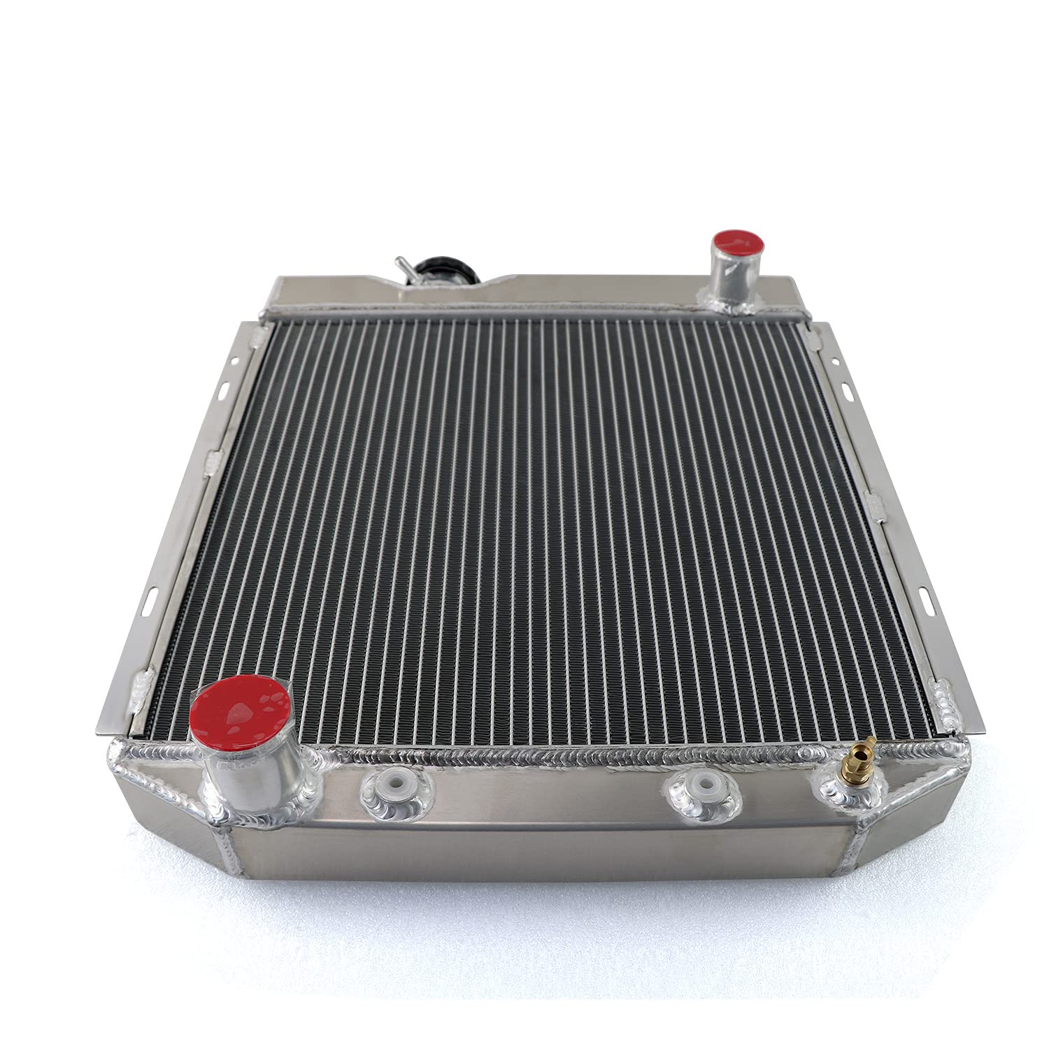 1960-1966 Ford Ranchero Mustang Falcon Model T Mercury Comet 2.8L L6 Aluminum Radiator with 4 Row Core, 14