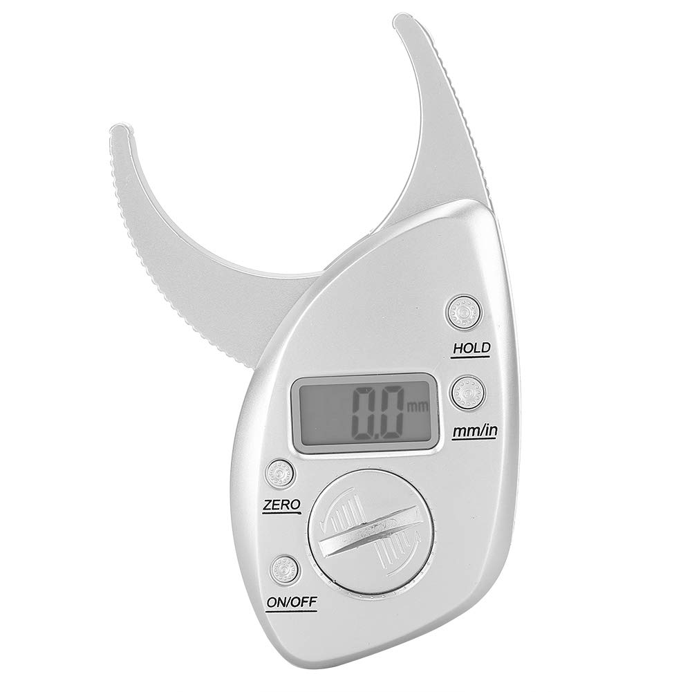 Portable Digital Body Fat Caliper - Accurate Skinfold Measurement Tester for Body Composition Analysis | Perfect for Home Fitness Tracking, Gym Workouts & Weight Loss Programs