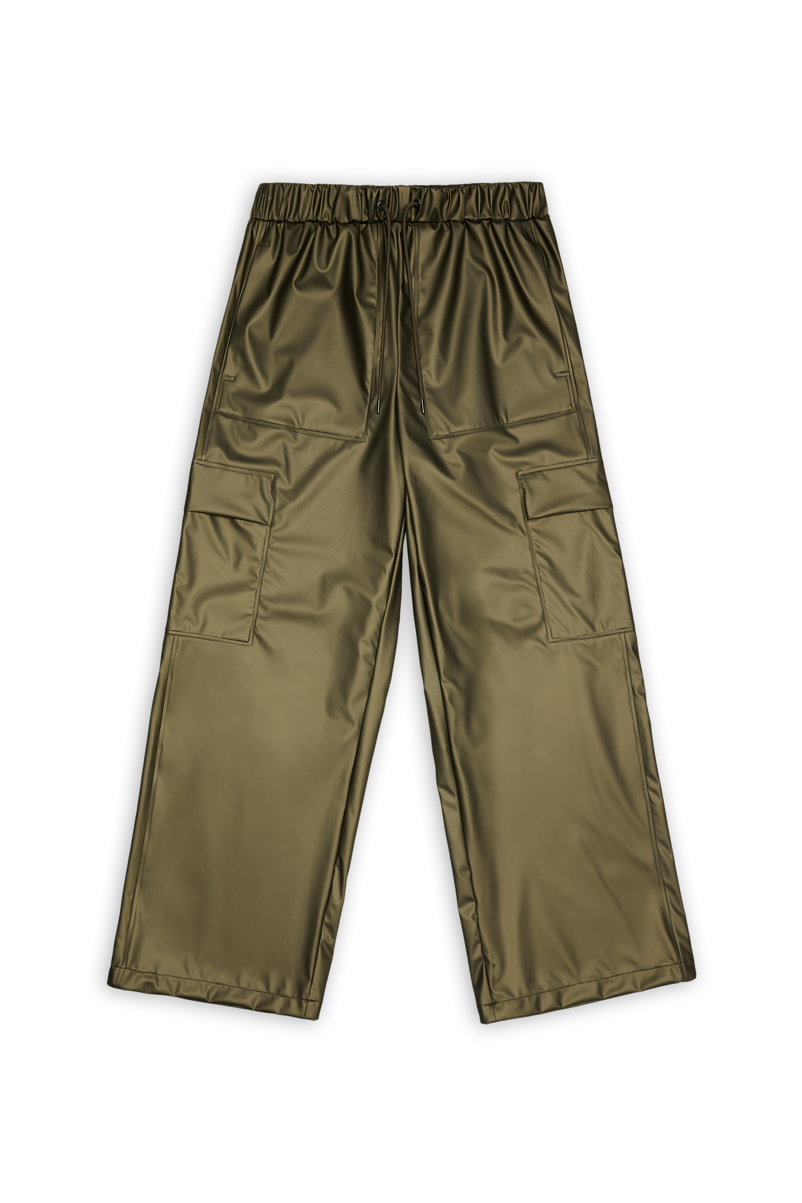 Waterproof Cargo Rain Pants for Men & Women - Heavy Duty Work Rainwear with Wide Leg Design - Perfect for Outdoor Work, Hiking, and Camping in Wet Weather