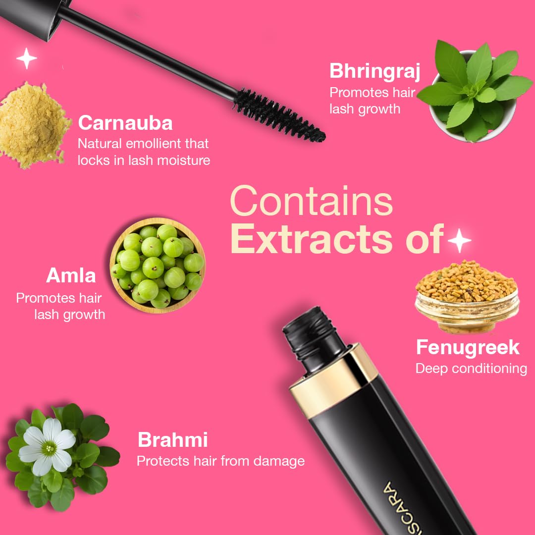 Dazller Eye Combo: Lash-a-Long Mascara & Kreamy Kajal (0.35g) - Lightweight, Smudge-Proof, Water-Resistant, Long-Lasting | Perfect for Everyday Wear, Date Night, and Special Occasions